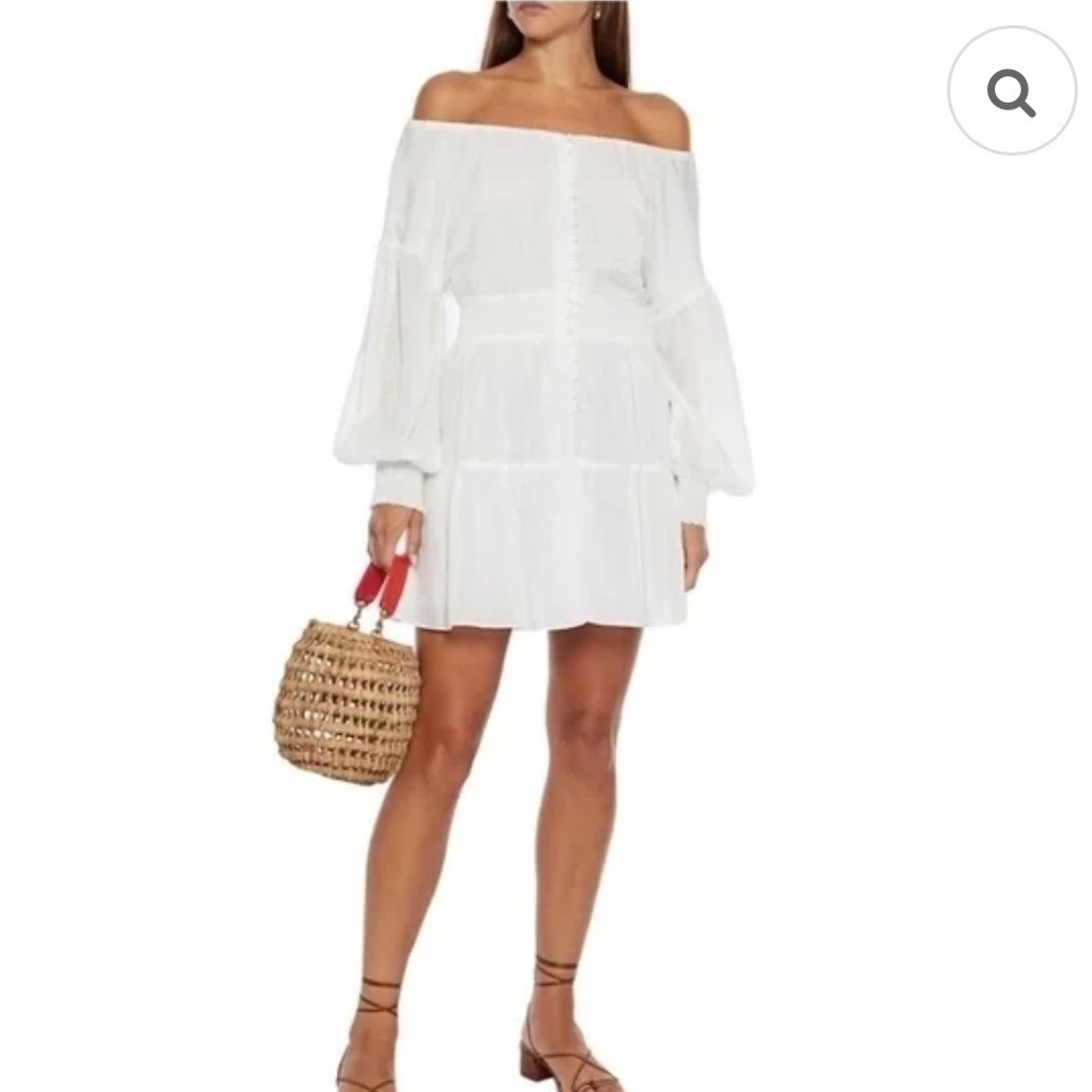 Alice + Olivia Scoop Neck Mini Dress